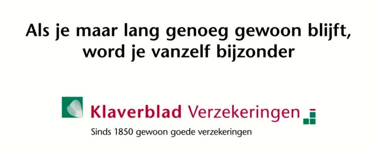 Klaverblad gewoon goede verzekeringen